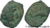 FRANCE Semis Q.PEDECAI au dauphin HISPANIA - SPAIN - BÆTICA - CARTEIA IIe siècle avant J.-C. (25mm, 6,57g, 5h) -