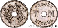 FRANCE Projet de 1 centime T. Michelin III REPUBLIC n.d. (18,33mm, 2,40g, 12h) -
