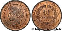 FRANCE 10 centimes Cérès III REPUBLIC Paris 1888 (30mm, 10,07g, 6h) -