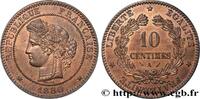 FRANCE 10 centimes Cérès III REPUBLIC Paris 1880 (30mm, 9,85g, 6h) -