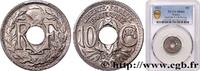 FRANCE 10 centimes Lindauer III REPUBLIC Poissy 1923 (21mm, 4g, 6h) -