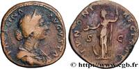 THE ANTONINES (96 AD to 192 AD) Sesterce FAUSTINA MINOR Rome 156-161 (31,5mm, 25,70g, 11h) -