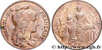 FRANCE 10 centimes Daniel-Dupuis III REPUBLIC 1911 (30mm, 9,93g, 6h) -