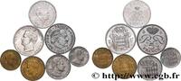 MONACO Lot de sept monnaies de Rainier III MONACO Paris n.d. (mm, g, 6h) -