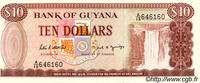 GUIANA 10 Dollars GUIANA 10 Dollars 1989 UNC -