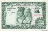 SPAIN 1000 Pesetas SPAIN 1000 Pesetas 1957 VF+ -