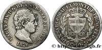 ITALY - KINGDOM OF SARDINIA - CHARLES-FELIX 50 Centesimi ITALY - KINGDOM OF SARDINIA - CHARLES-FELIX Gênes 1826 (18mm, 2,38g, 6h) -