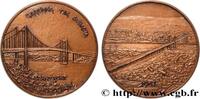 FRANCE Médaille, Grand pont de Bordeaux PONTS 33 - Bordeaux 1968 (67,5mm, 171,2g, 12h) -