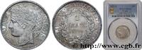 FRANCE 1 franc Cérès, IIIe République III REPUBLIC Bordeaux 1872 (23mm, 5g, 6h) -