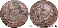 FRANCE Majorité du roi et défaite des Frondeurs ÉTATS DE BOURGOGNE 1651 (26,5mm, 6,82g, 6h) -