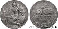 FRANCE Médaille, ville de Paris, Association fraternelle TRANSPORTS (TRAINS, BUS, TRAMWAYS, BATEAUX...) 75 - Paris 1924 (50mm, 65,03g, 12h) -