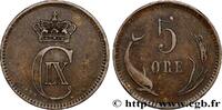 DENMARK - KINGDOM OF DENMARK - CHRISTIAN IX 5 Ore DENMARK - KINGDOM OF DENMARK - CHRISTIAN IX Copenhague 1875 (27mm, 8,00g, 12h) -