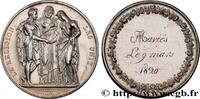 FRANCE Médaille de mariage, La Religion les unit AMOUR ET MARIAGE 1820 (36,5mm, 23,06g, 12h) -