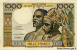 WEST AFRICAN STATES 1000 Francs 1969 WEST AFRICAN STATES 1000 Francs 196... 43.38 £ Tax included +  15.62 £ shipping