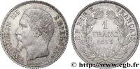 FRANCE 1 franc Napoléon III, tête nue SECOND EMPIRE Paris 1859 (23mm, 5,00g, 6h) -
