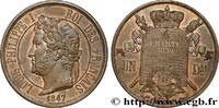 FRANCE Essai de Un Décime à la Charte LOUIS-PHILIPPE I Paris 1847 (30mm, 9,86g, 6h) -