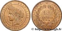 FRANCE 10 centimes Cérès III REPUBLIC Paris 1879 (30mm, 10,09g, 6h) -