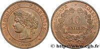 FRANCE 10 centimes Cérès III REPUBLIC Paris 1898 (30mm, 9,94g, 6h) -