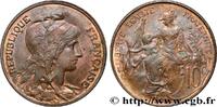 FRANCE 10 centimes Daniel-Dupuis III REPUBLIC 1908 (30mm, 10,18g, 6h) -