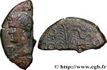 THE JULIO-CLAUDIANS (27 BC to 69 AD) Dupondius COL NEM (as), coupé NEMAUSUS - NIMES - AUGUSTUS and AGRIPPA Nîmes, Gaule c. 10-14 AD. (25mm, 5g, 3h) -