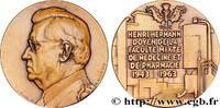 FRANCE Médaille, Henri Hermann SCIENCES & SCIENTIFIQUES 69 - Lyon (1963) (59mm, 114,96g, 12h) -