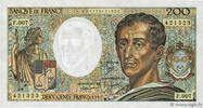 FRANCE 200 Francs MONTESQUIEU FRANCE 200 Francs MONTESQUIEU 1981 AU -