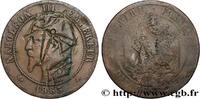 FRANCE Dix centimes Napoléon III, tête laurée, satirique SATIRICAL COINS - 1870 WAR AND BATTLE OF SEDAN Paris 1863 (30mm, 9,42g, 6h) -