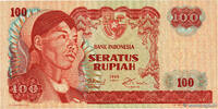 INDONESIA 100 Rupiah INDONESIA 100 Rupiah 1968 UNC -