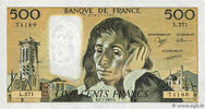 FRANCE 500 Francs PASCAL FRANCE 500 Francs PASCAL 1988 UNC- -