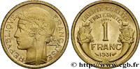 FRANCE Essai de 1 franc Morlon III REPUBLIC 1931 (23mm, 3,93g, 6h) -