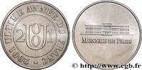 FRANCE Médaille, Ultime année du Franc CINQUIÈME RÉPUBLIQUE Monnaie de Paris 2001 (34mm, 17,65g, 12h) -