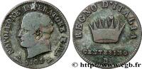 ITALY - KINGDOM OF ITALY - NAPOLEON I 1 Centesimo Napoléon Empereur et Roi d’Italie ITALY - KINGDOM OF ITALY - NAPOLEON I Bologne 1808 (19mm, 2,04g, 6h) -