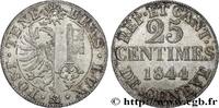 SWITZERLAND - REPUBLIC OF GENEVA 25 Centimes - Canton de Genève SWITZERLAND - REPUBLIC OF GENEVA 1844 (25mm, 3,79g, 6h) -