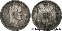 ITALY - KINGDOM OF ITALY - NAPOLEON I 5 lire, 2ème type, tranche en creux ITALY - KINGDOM OF ITALY - NAPOLEON I Venise 1812 (36,97mm, 24,79g, 6h) -