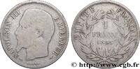 FRANCE 1 franc Napoléon III, tête nue SECOND EMPIRE Paris 1855 (23,18mm, 4,77g, 6h) -
