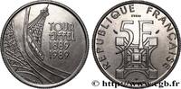 FRANCE Essai de 5 francs Tour Eiffel V REPUBLIC Pessac 1989 (29mm, 10g, 6h) -
