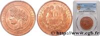 FRANCE 10 centimes Cérès III REPUBLIC Paris 1883 (30mm, g, 6h) -