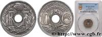 FRANCE 10 centimes Lindauer III REPUBLIC 1932 (21mm, 4g, 6h) -