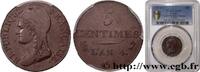 FRANCE 5 centimes Dupré, petit module DIRECTOIRE Paris 1796 (23mm, g, 6h) -