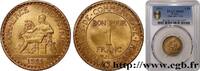 FRANCE 1 franc Chambres de Commerce III REPUBLIC Paris 1921 (23mm, g, 6h) -