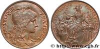 FRANCE 10 centimes Daniel-Dupuis III REPUBLIC 1908 (30mm, 9,99g, 6h) -