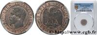FRANCE Un centime Napoléon III, tête nue SECOND EMPIRE Marseille 1855 (15mm, 1,02g, 6h) -