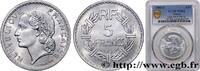 FRANCE 5 francs Lavrillier, aluminium PROVISIONAL GOVERNEMENT OF THE FRENCH REPUBLIC Castelsarrasin 1946 (31mm, g, 6h) -