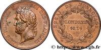 FRANCE Essai module de 1 décime LOUIS-PHILIPPE I Paris 1839 (31mm, 16,27g, 6h) -