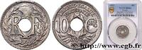 FRANCE 10 centimes Lindauer III REPUBLIC Poissy 1923 (21mm, 4g, 6h) -