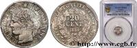 FRANCE 20 centimes Cérès, IIe République II REPUBLIC Paris 1850 (15mm, 1,00g, 6h) -
