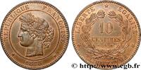 FRANCE 10 centimes Cérès III REPUBLIC Paris 1878 (30mm, 10,09g, 6h) -