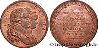FRANCE Médaille, Union Augusta ESPAGNE - ROYAUME D'ESPAGNE - CHARLES IV 1801 (39,5mm, 26,13g, 6h) -