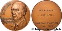 FRANCE Médaille, Professeur Pierre Blanchot MÉDECINE - SOCIÉTÉS MÉDICALES - MÉDECINS/CHIRURGIENS - ASSISTANCE PUBLIQUE Monnaie de Paris 1989 (71,5mm, 190,31g, 12h) -