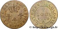 FRENCH GUIANA 2 Sous colonies de Cayenne FRENCH GUIANA Paris - A 1789 (22,23mm, 1,76g, 12h) -